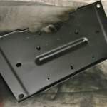 Unterseite Abdeckung lackiert