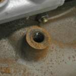 Altes Gewinde mit entferntem Werkshelicoil