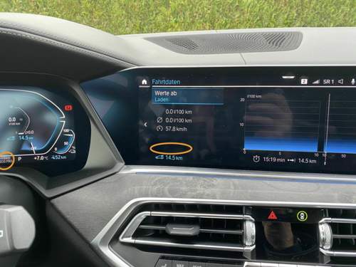 Hybrid Mode - Keine Anzeige des e-Verbr.