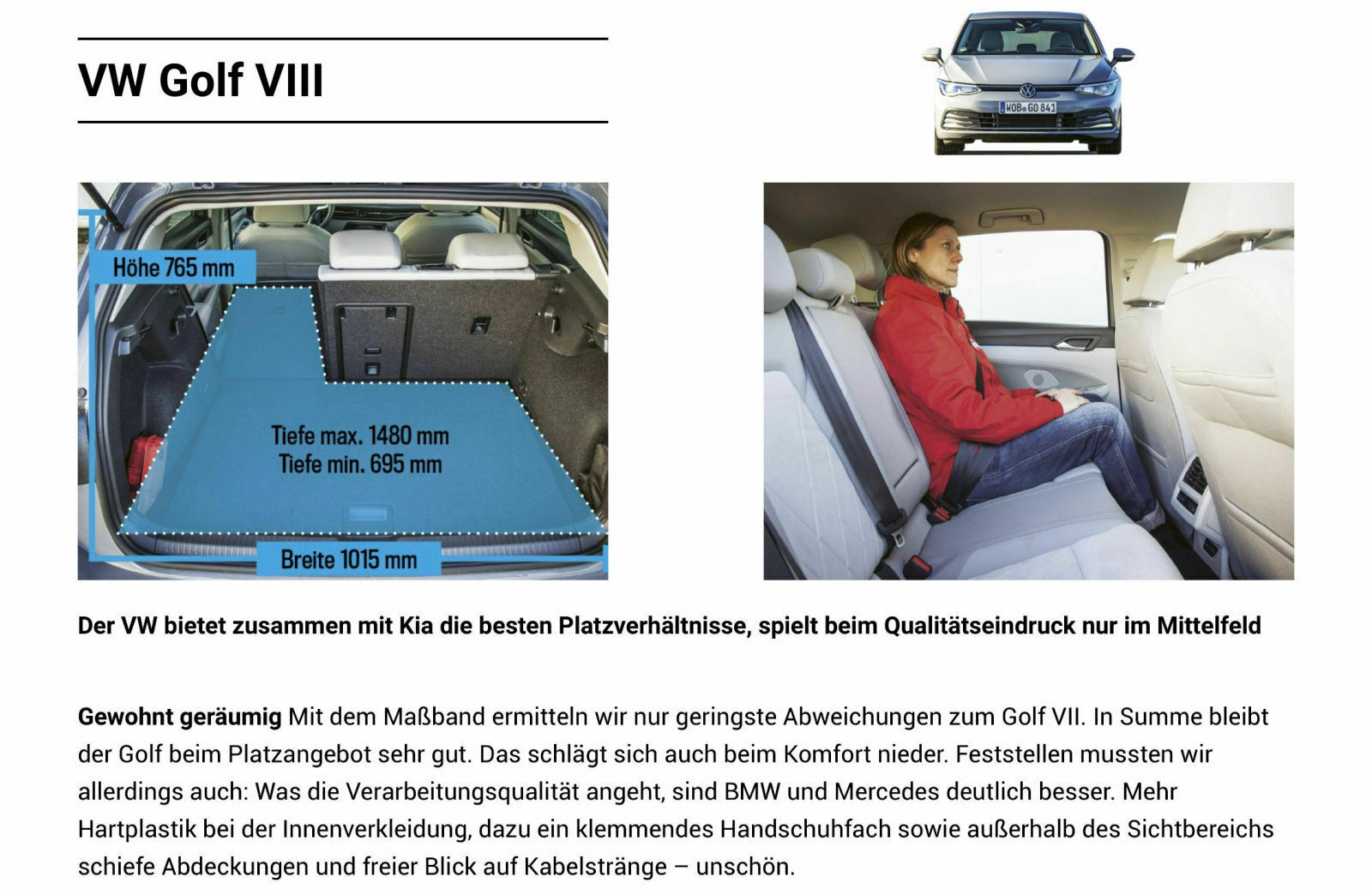 Golf 8 - Erste Praxiserfahrungen