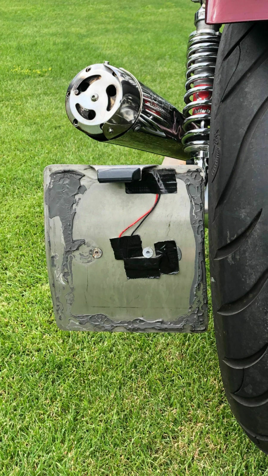 Nummernschild/Klettband