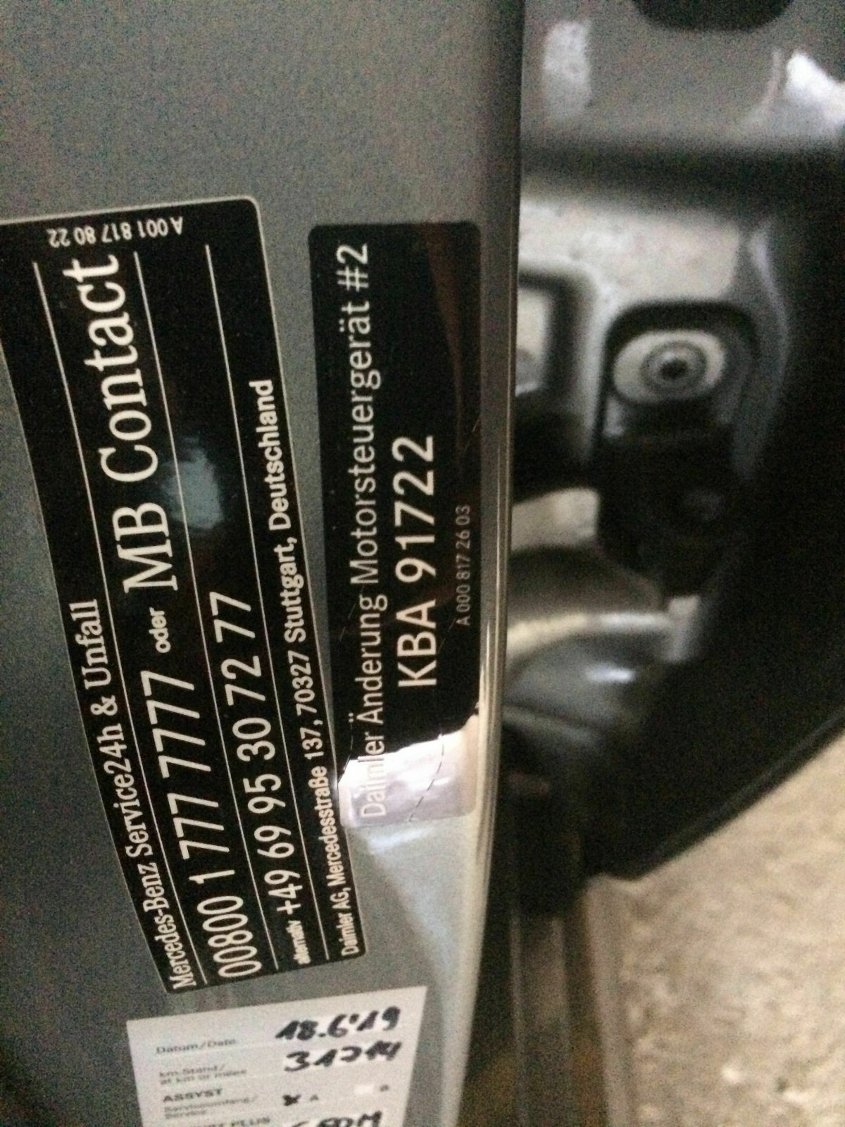 Rückrufaktion von Mercedes