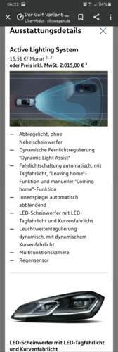 LED-Scheinwerfer mit ALS