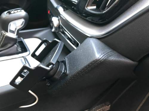 Lederkonsole mit Brodit Halterung aktiv