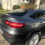 Mit Originale AMG Abrisskante in Wagenfarbe