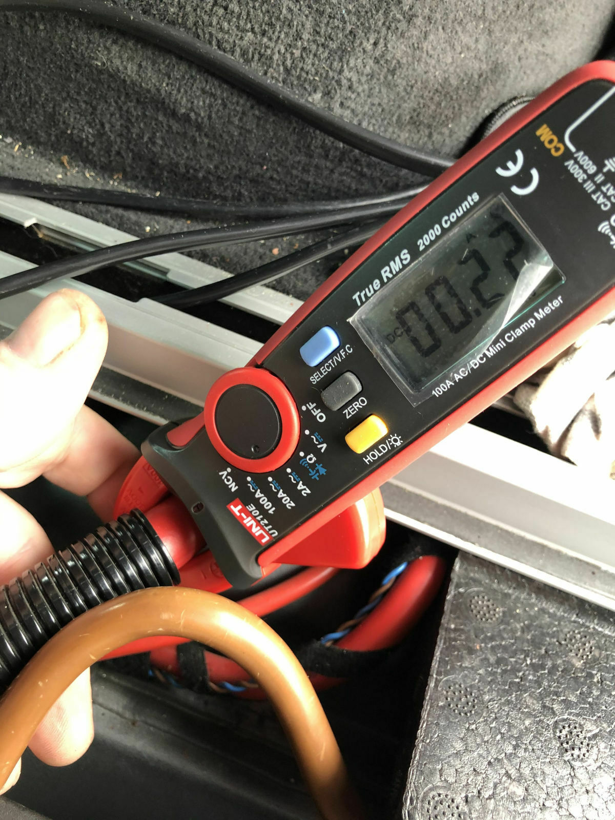 Messung Pluspol zum Anlasser ect.