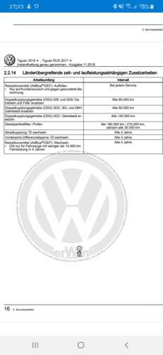 DSG 7Gang Getriebeölwechsel, ggf. Filterwechsel S...