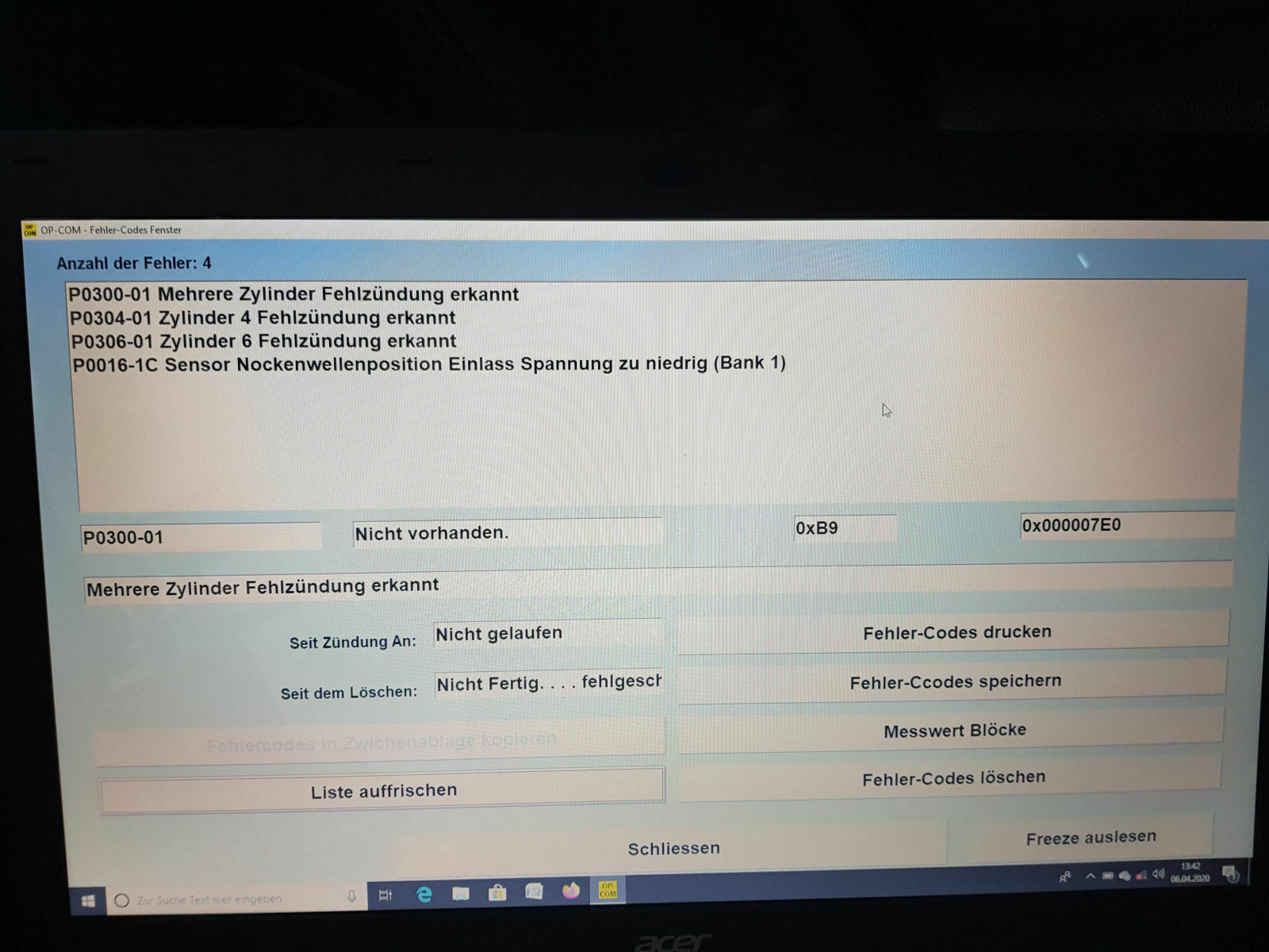 Signum 2,8 V6 Probleme im Kaltlauf