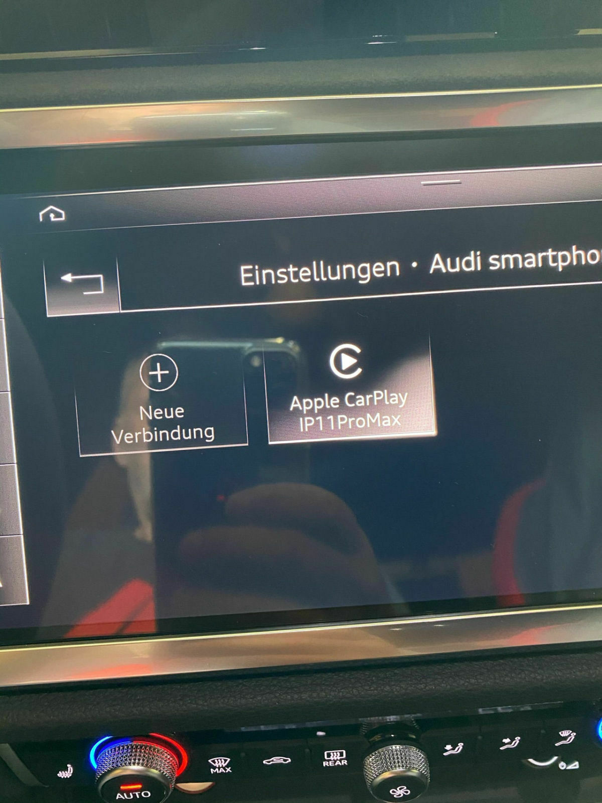 Smartphone Interface - Kopplung- Einstellungen - Funktionen
