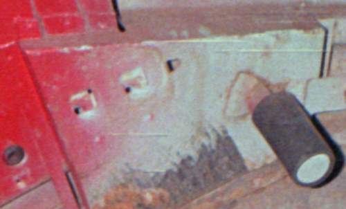 Lochplatte Rückbank