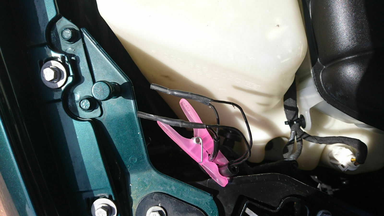 Absicherung Heizung Wischwasser