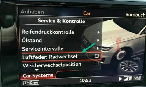 Luftfeder Radwechsel A6 allroad