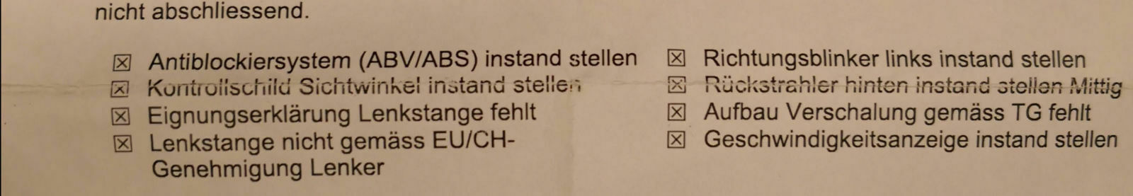 BMW K100 RS Reparatur/Instandsetzung