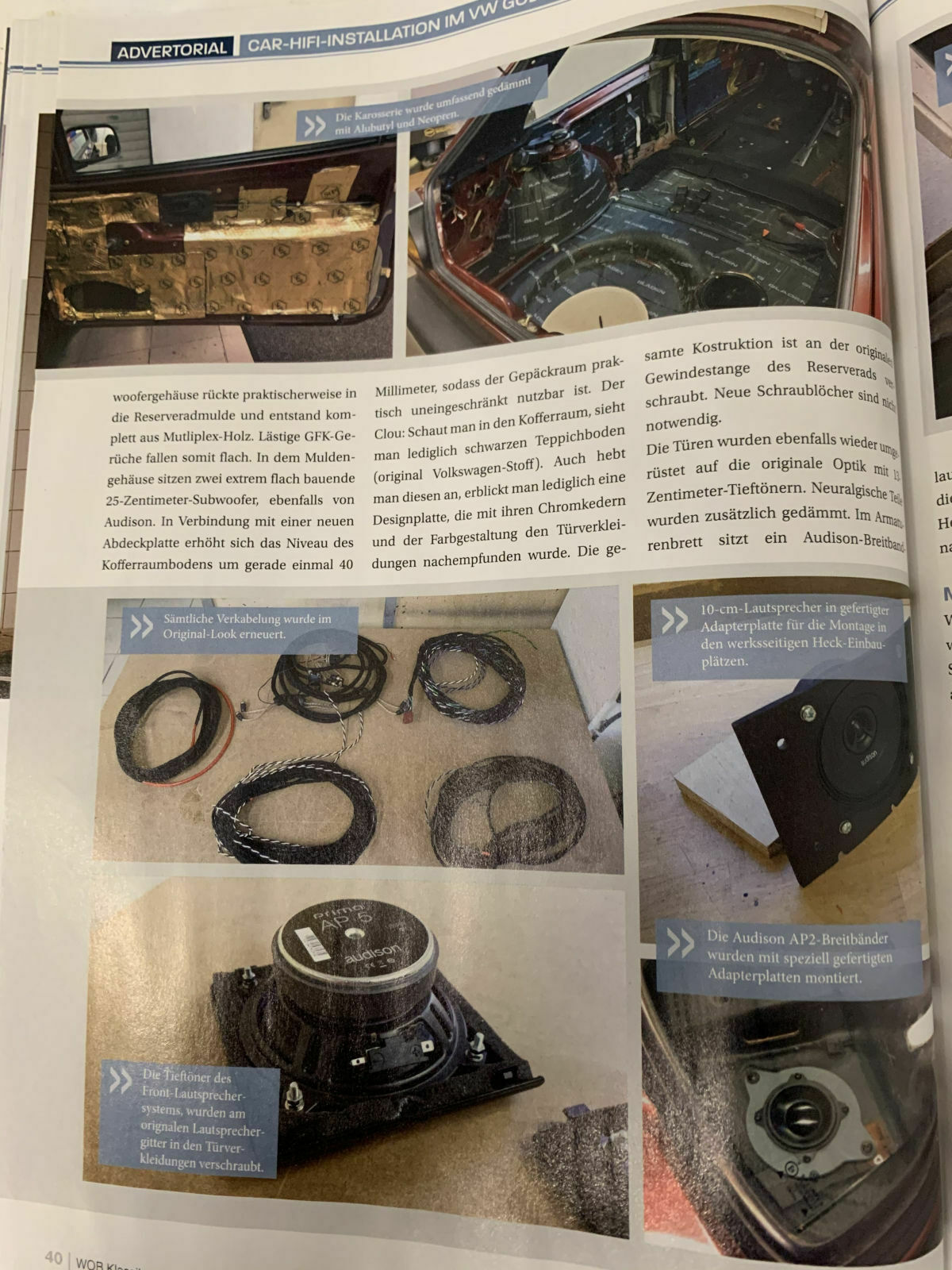 Golf II Lautsprecher Empfehlung - Armaturenbrett & Neben Hutablage