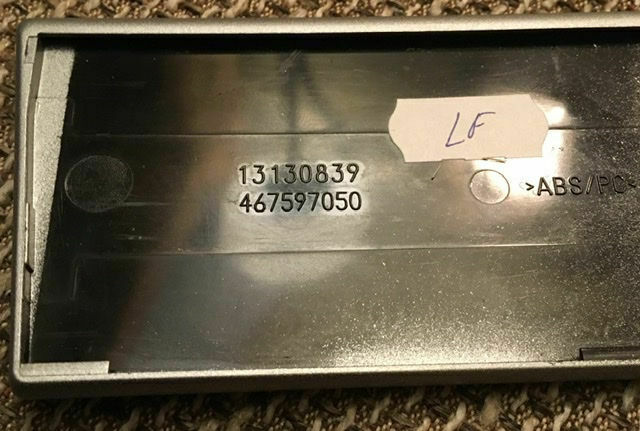 Blende für den Aschenbecher