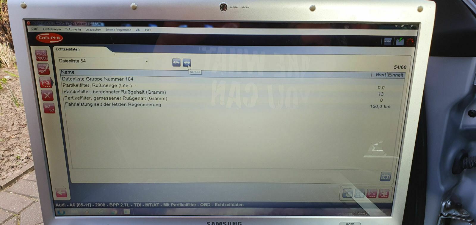 Audi a6 2.7 tdi abgase im kühlwas