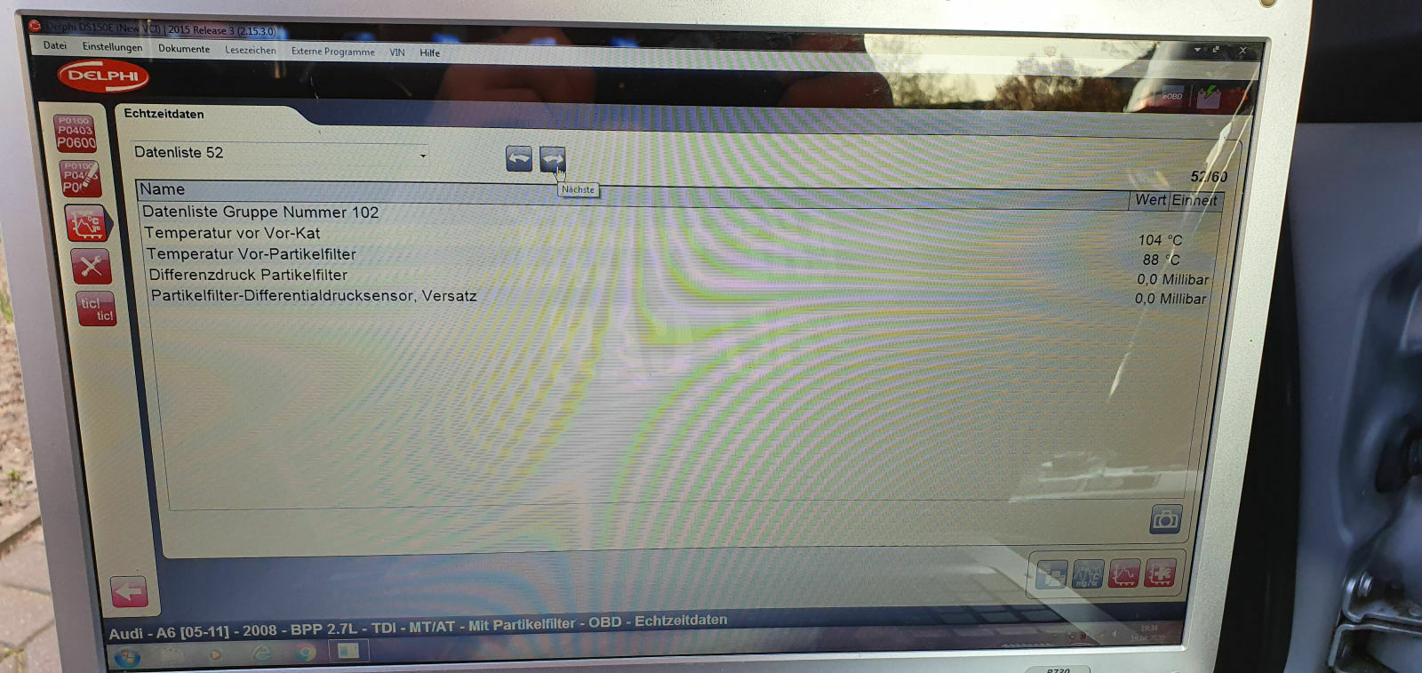 Audi a6 2.7 tdi abgase im kühlwas