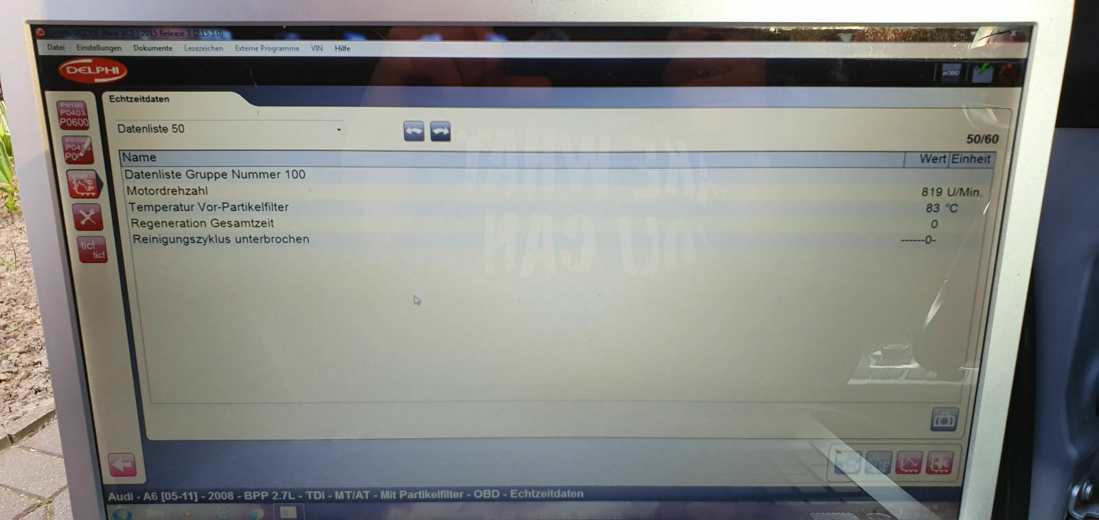 Audi a6 2.7 tdi abgase im kühlwas