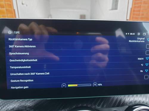 Android Display Menü
