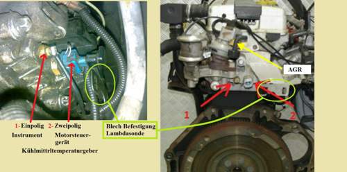 Geber-wassertemperatur