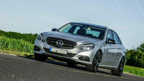 W212, schwarzer Kühlergrill, Night Paket