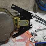 Getriebelager angeschraubt