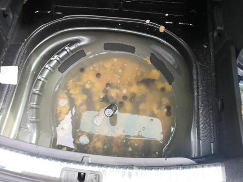 Skoda Fabia 2 Wasser In Reserveradmulde