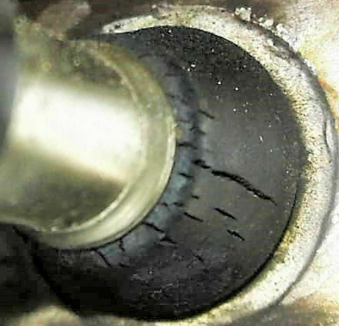 Ventile eingerissen.