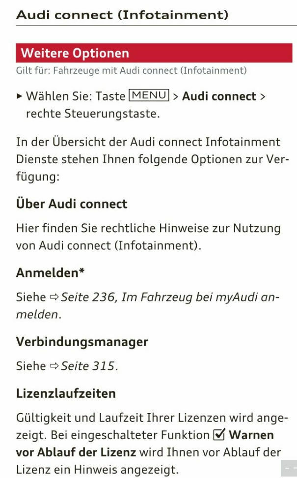 Audi Connect + MMI