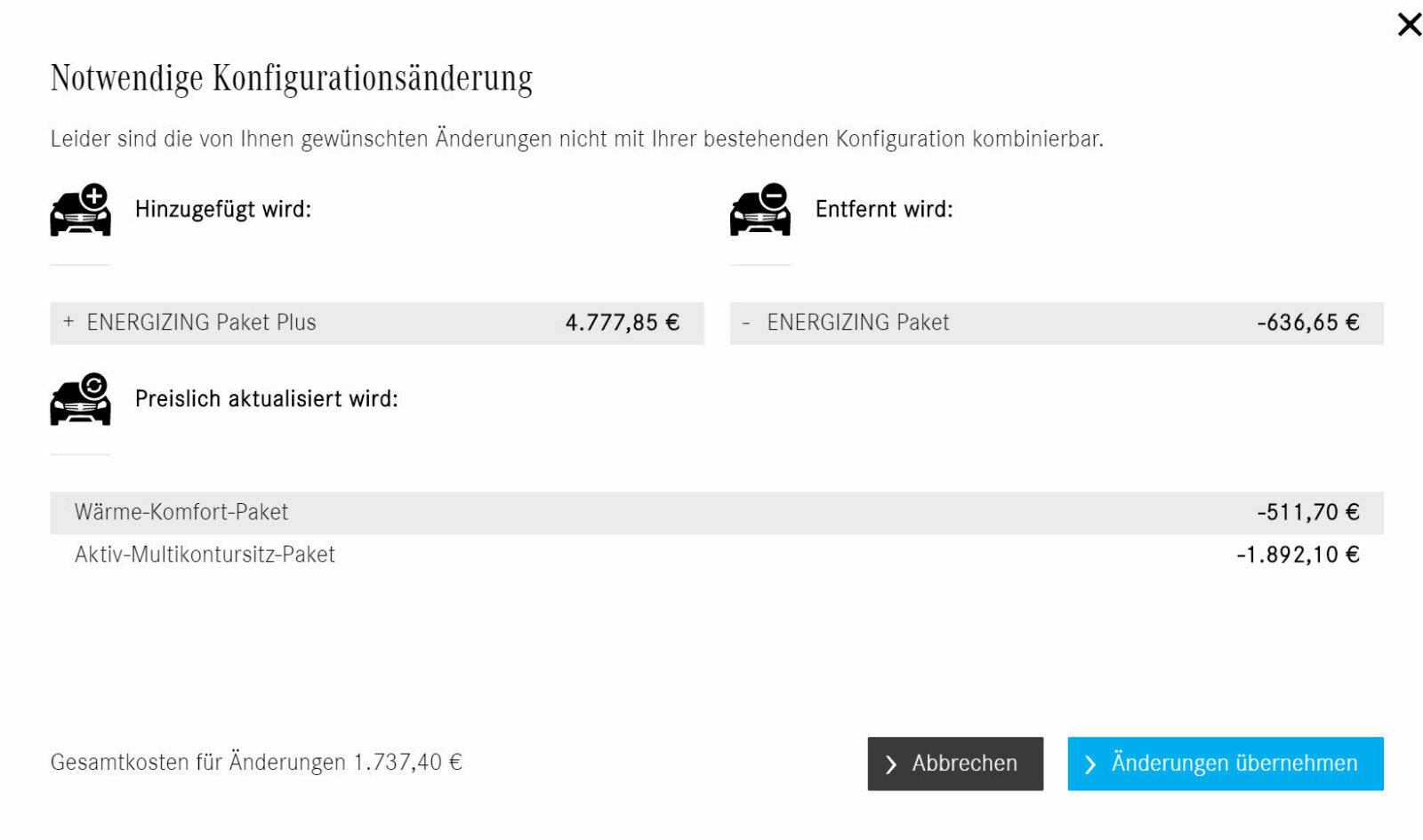 W214 (und MOPF -Modellpflege- W213)