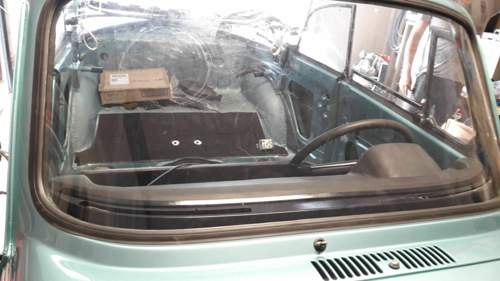 Einbau noch ohne Zierkeder