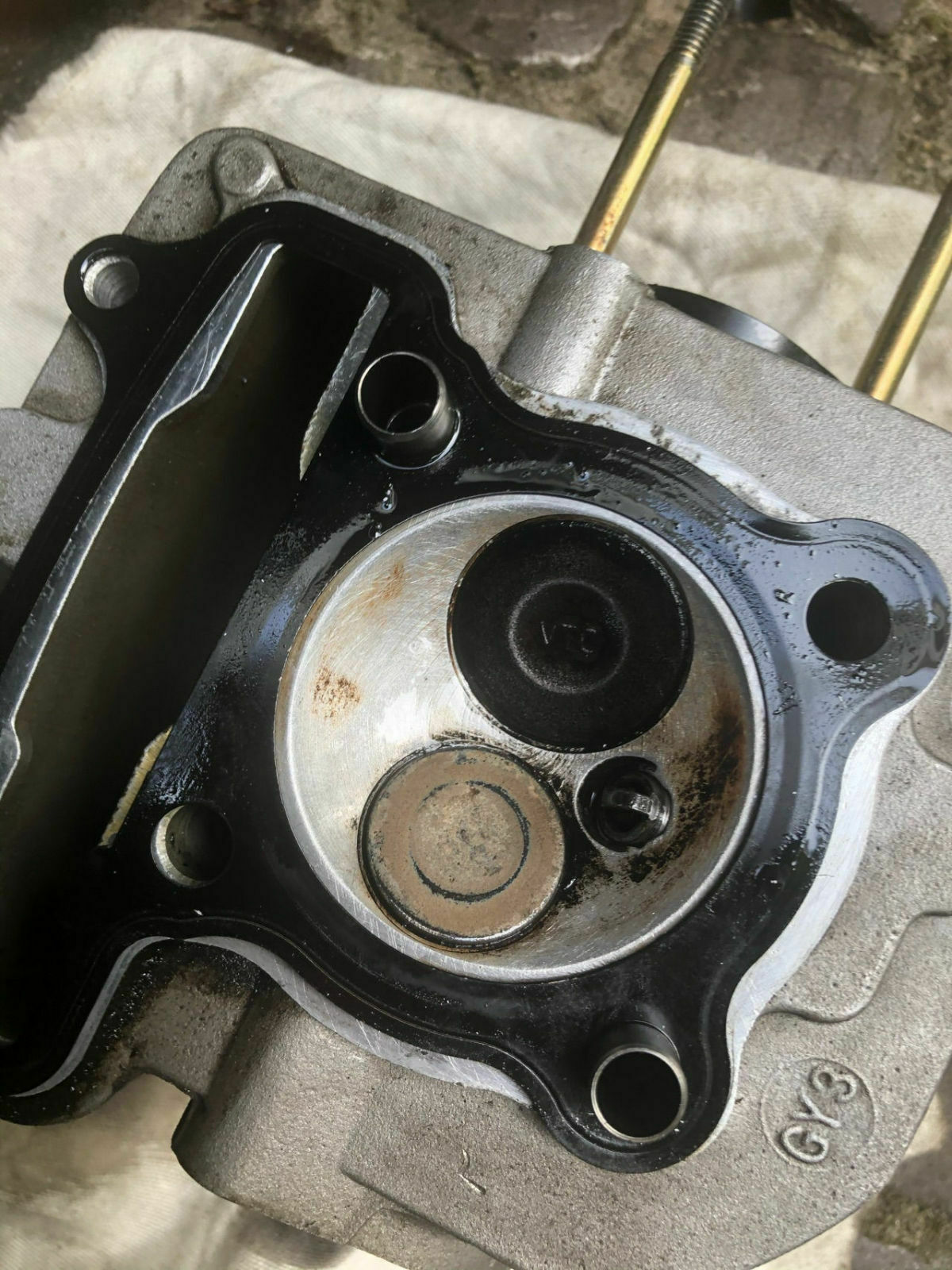 Kymco dj 125 4 takt ventil verbrannt