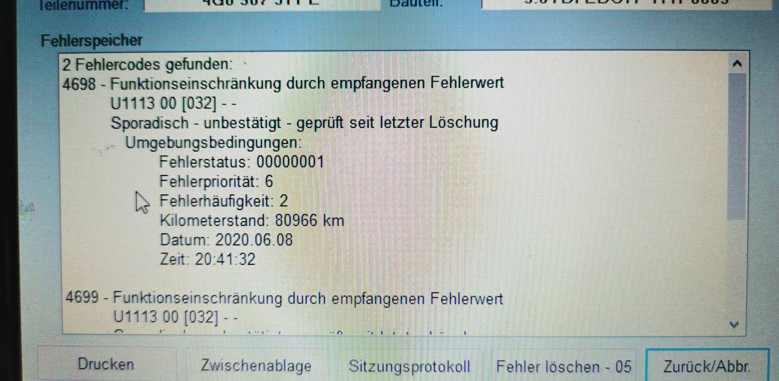 Start - Stop Systemstörung!