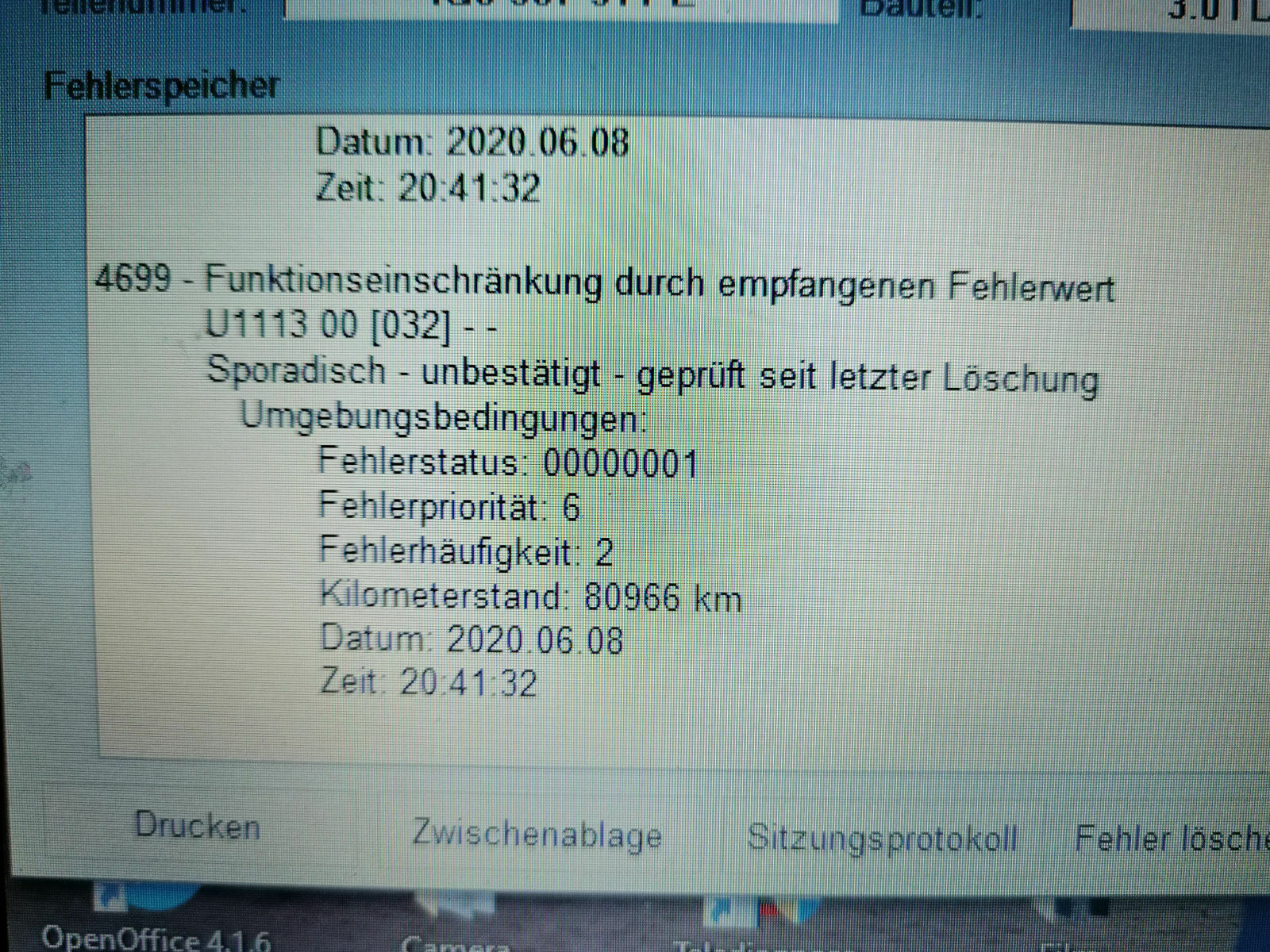 Start - Stop Systemstörung!