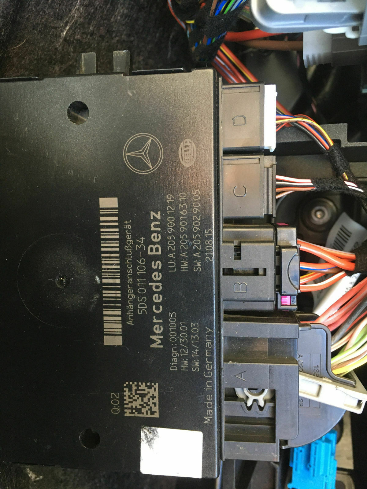 Nachrüstung AHK an S205