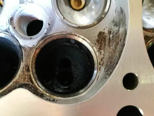 Blick in den Auslasskanal