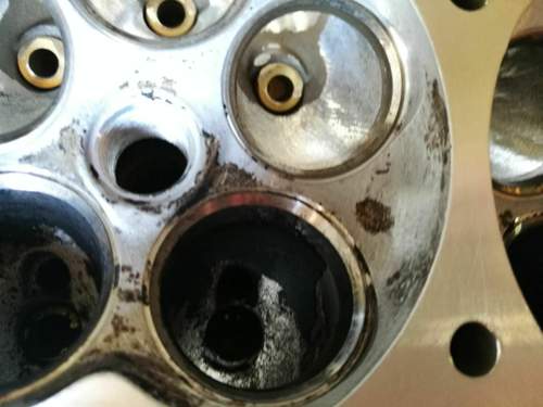 Blick in den Auslasskanal