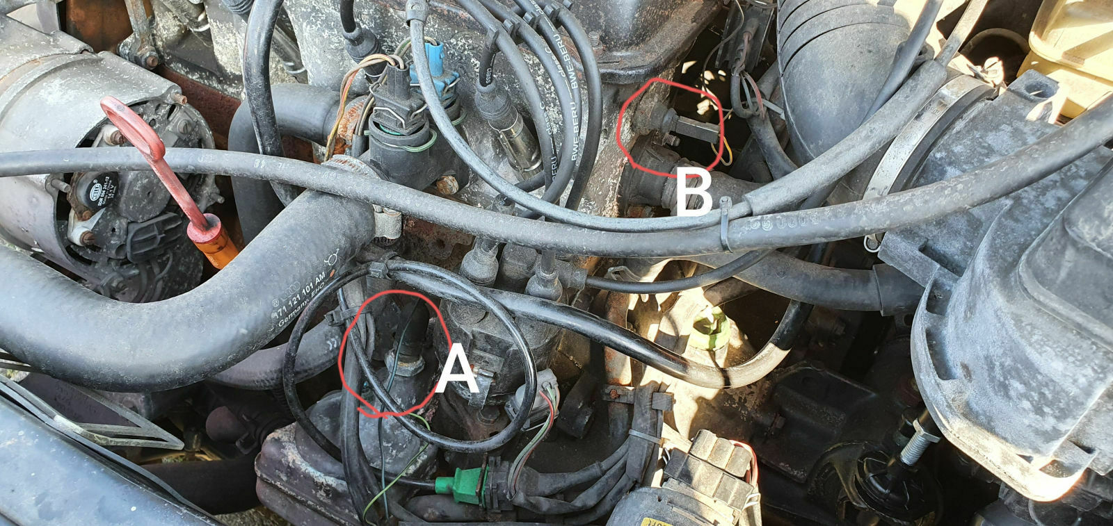 Zusatz Instrumente VDO Golf 1 Cabrio