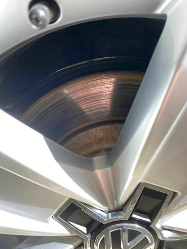 Schrott Bremse, 7 Monate alt