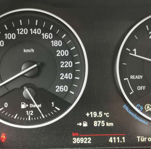 Tankuhr stehen geblieben