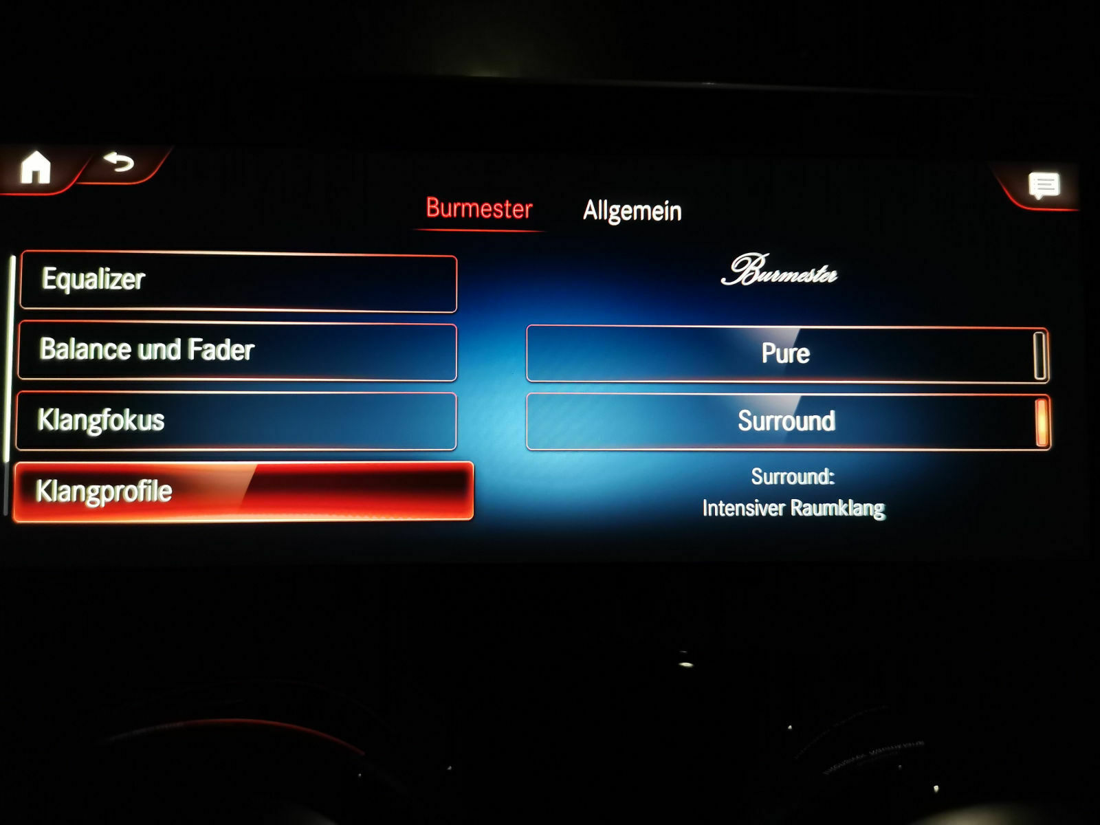 Normales Soundsystem oder Burmester?