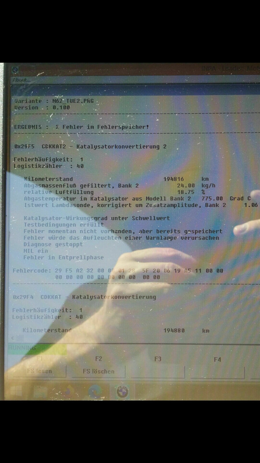 Katalysatorkonvertierung 29f4 / 29f5