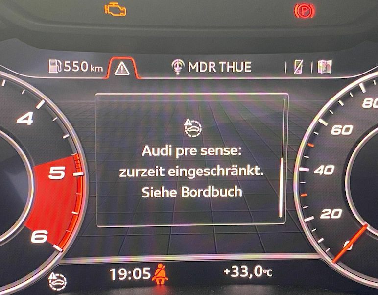 ACC Sensor verstellt - Kalibrierung