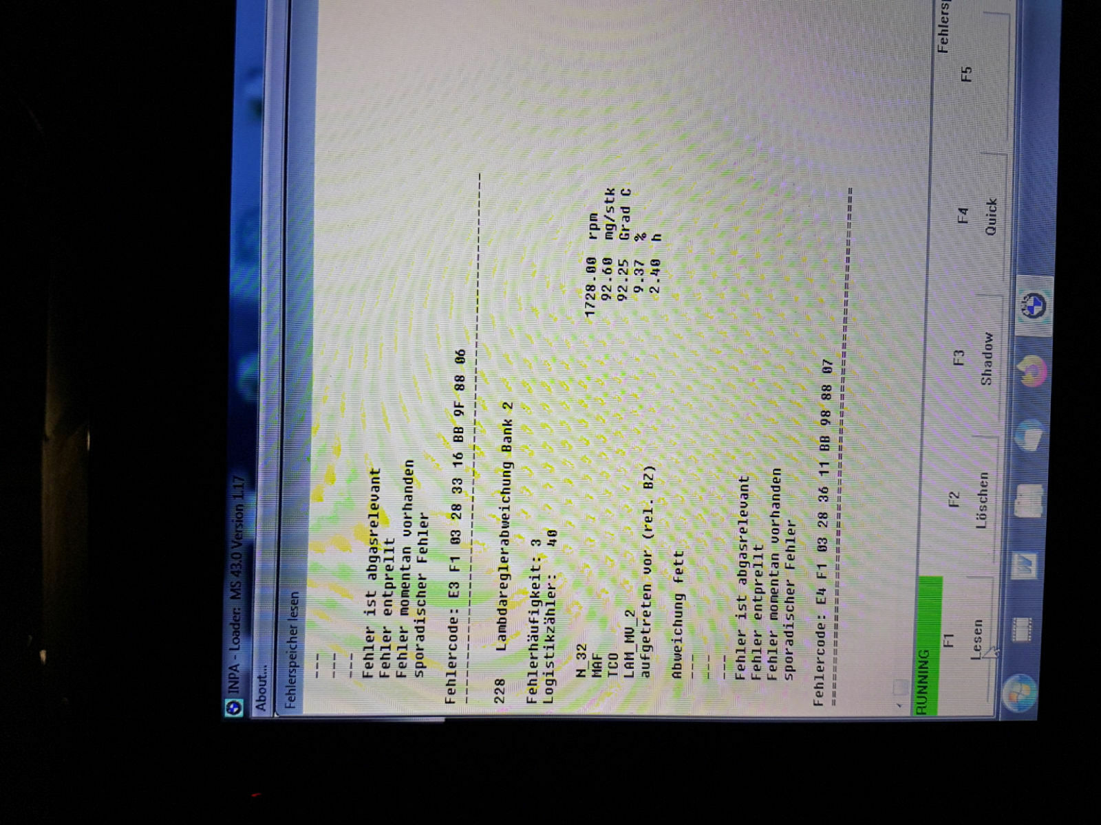 330ci DISA bzw. Bank 1 und 2 zu fett