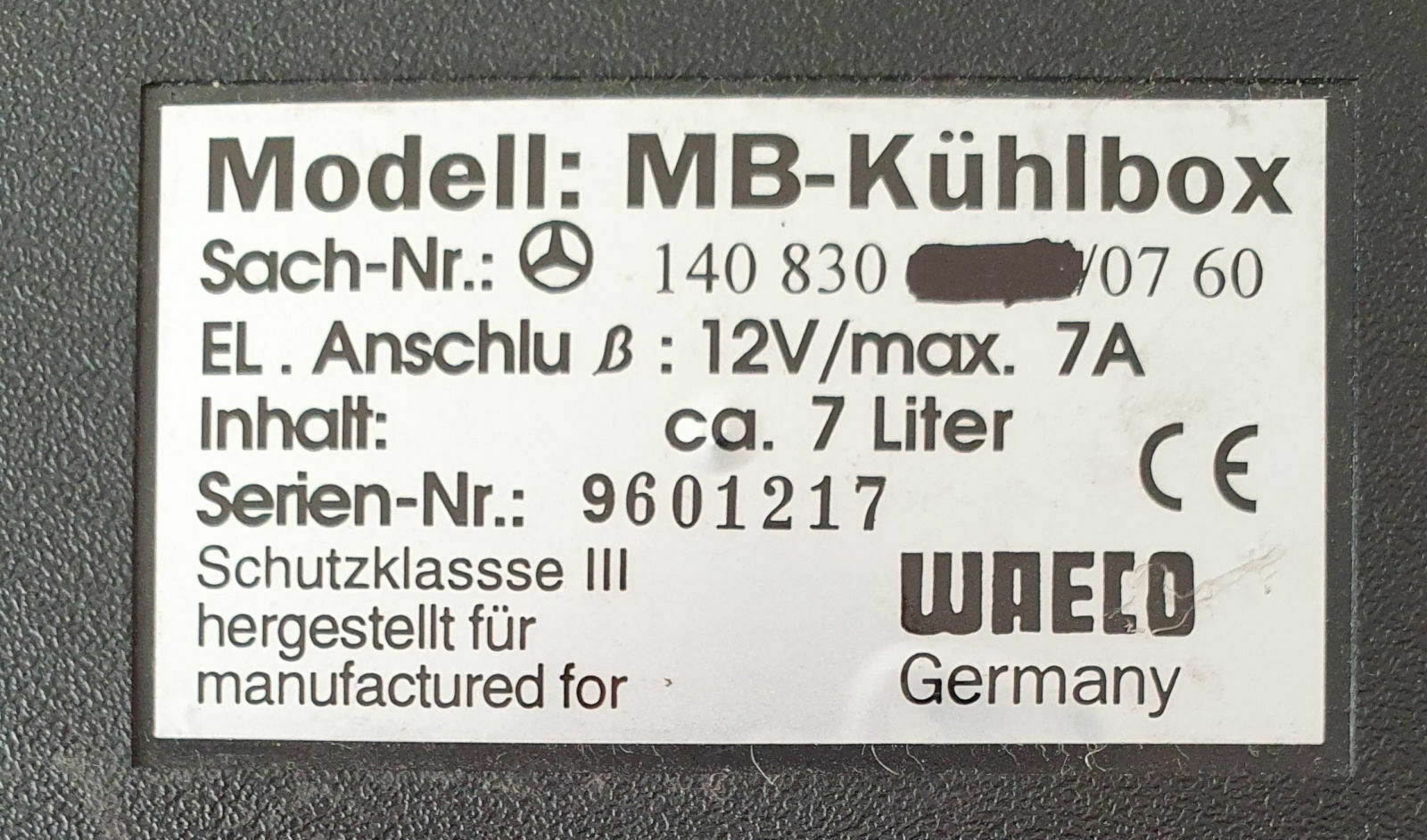 Wer hat eine Kühlbox im Fond? Wer hat eine Kühlbox im Kofferraum (W140 und W126)