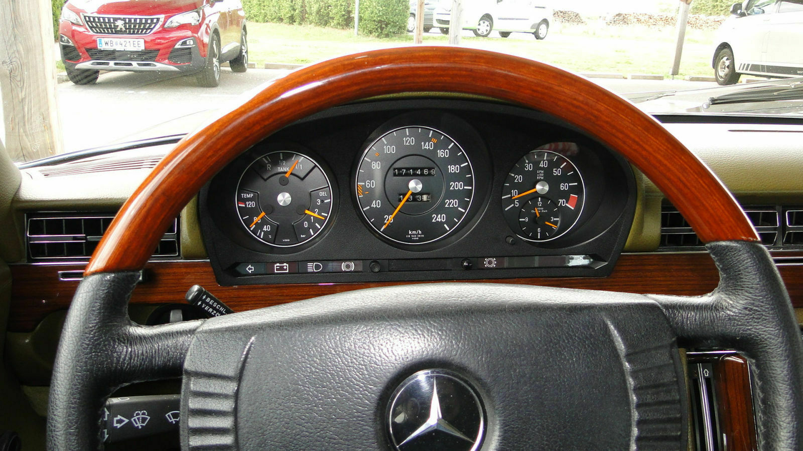 Urlaubsfahrt mit 280 SE