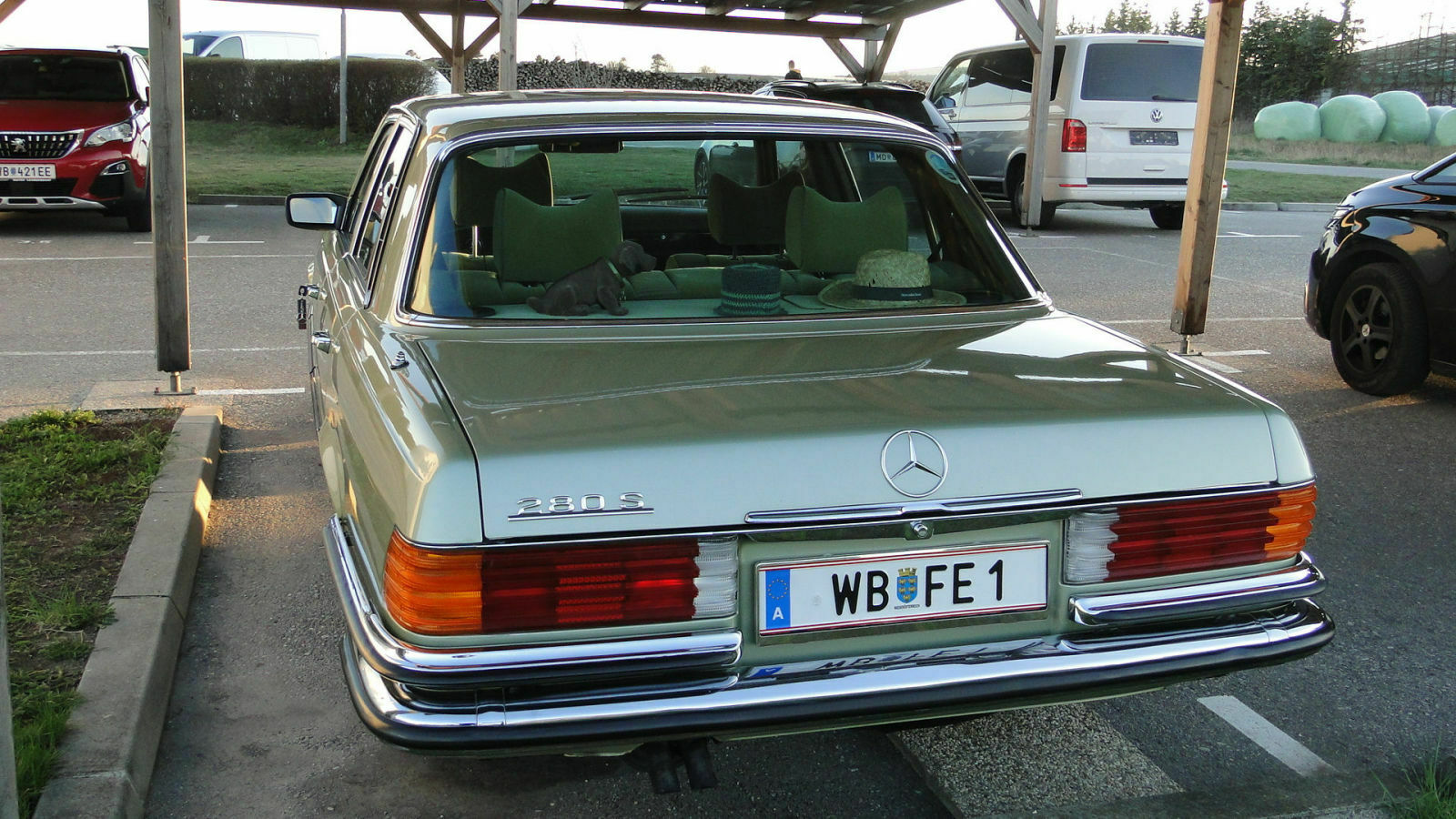 Urlaubsfahrt mit 280 SE