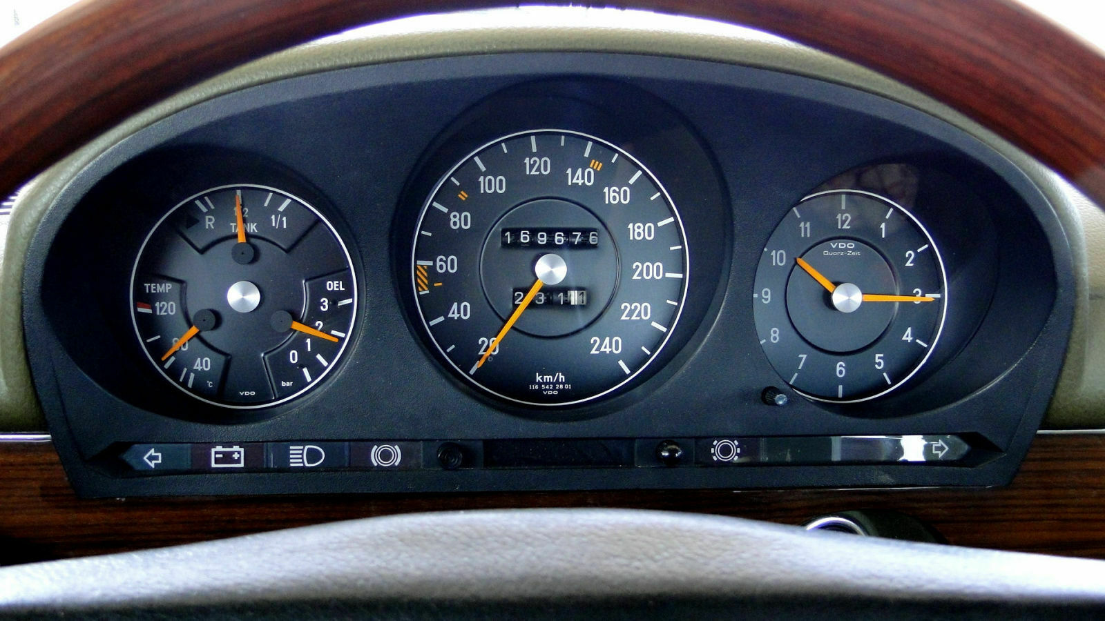 Urlaubsfahrt mit 280 SE