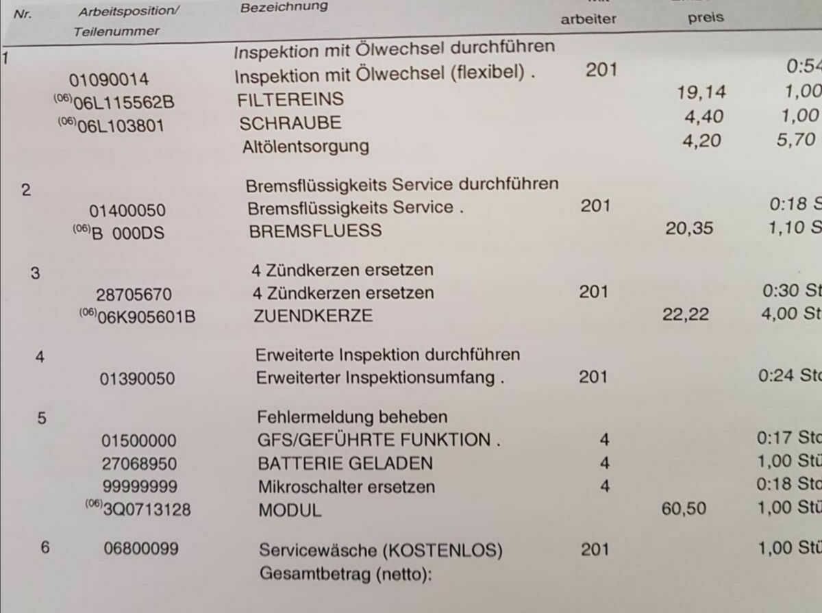 'Wackelkontakt" Fehlermeldung: Fehler Werkstatt Wählhebel P