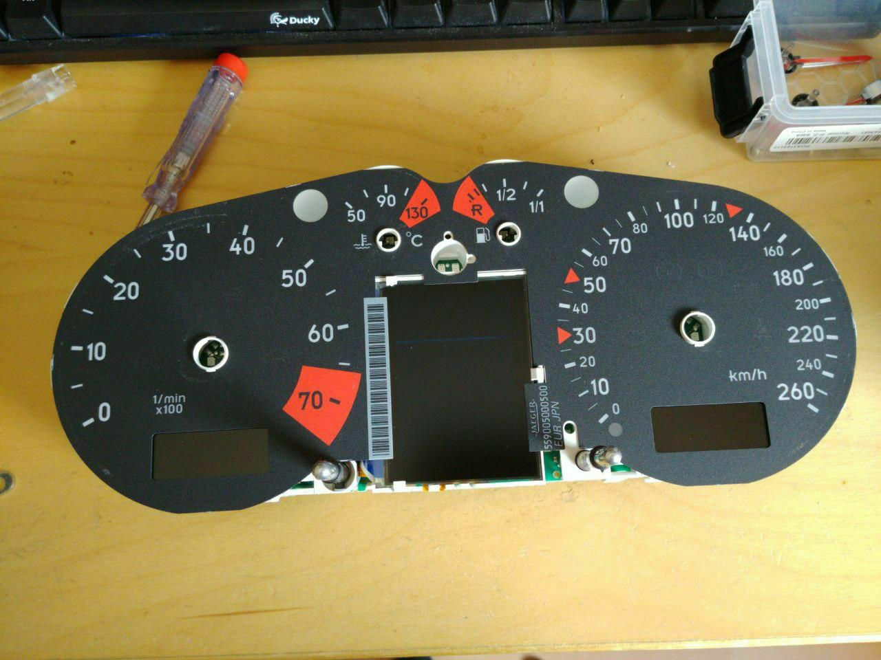 FIS Display tauschen im Kombiinstrument (Kombiinstrument zerlegen - DIY)